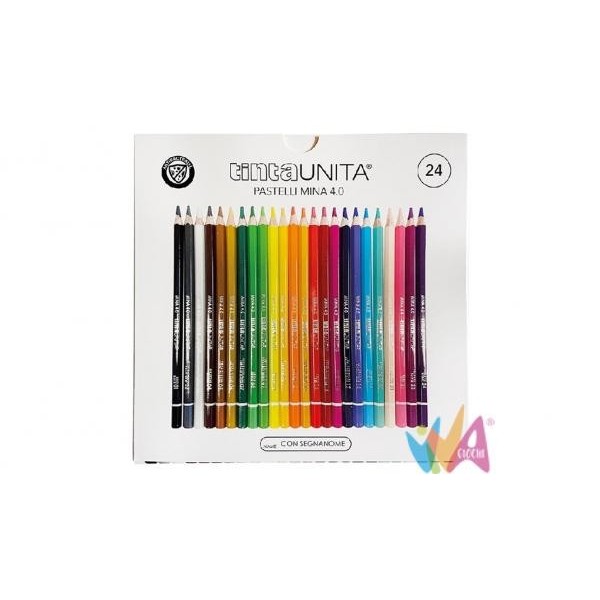 PASTELLI TINTA UNITA DA 24 MINA 4MM 41459 (Cod. 040700.02)