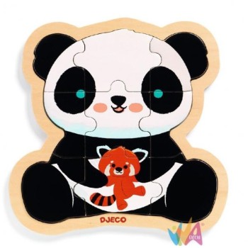 Djeco Puzzle legno Panda...